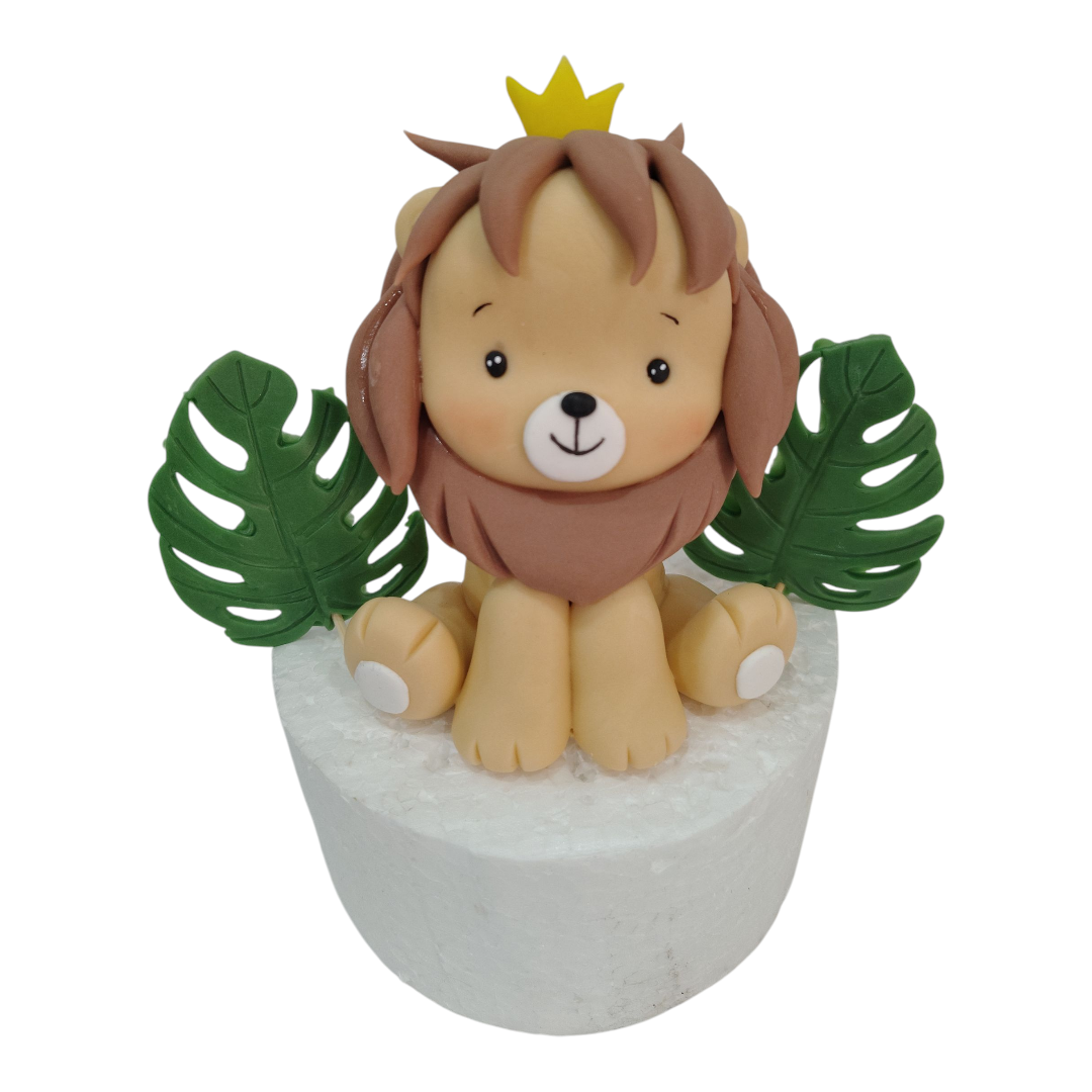 Adorno para torta leon