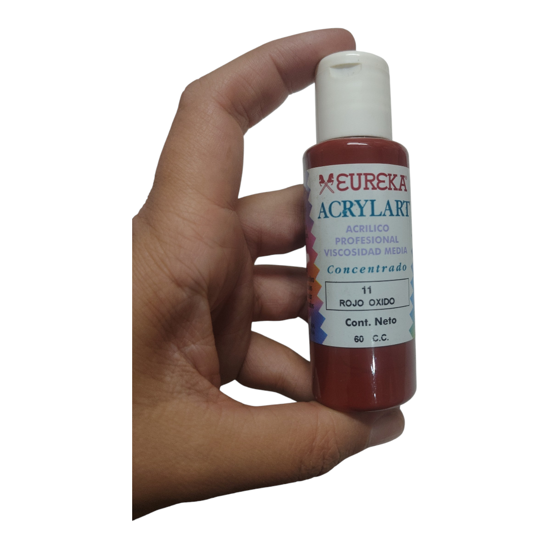 Acrilico rojo oxido