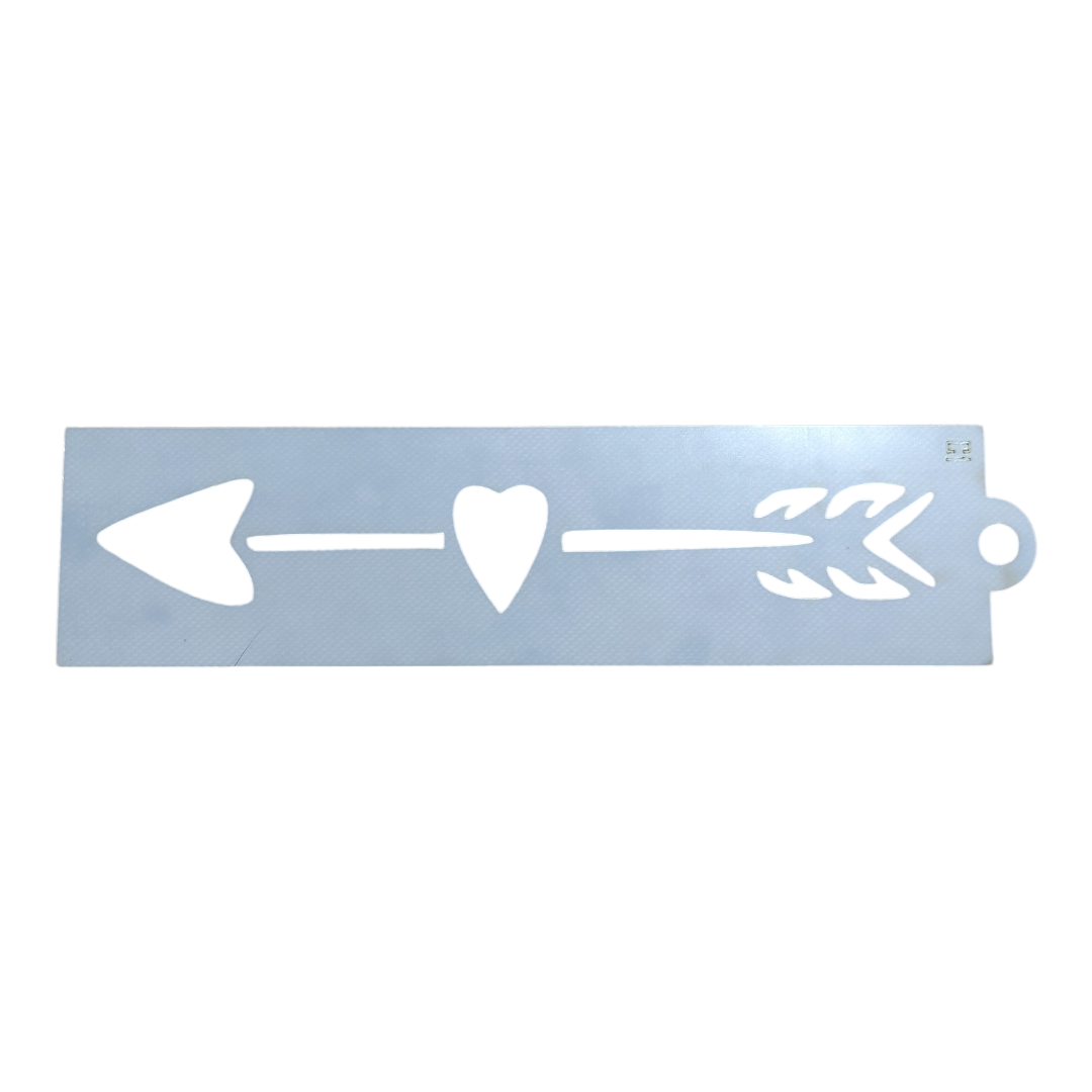 Stencil flecha 5x17